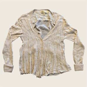 Democracy - Sheer-Backed Cardigan